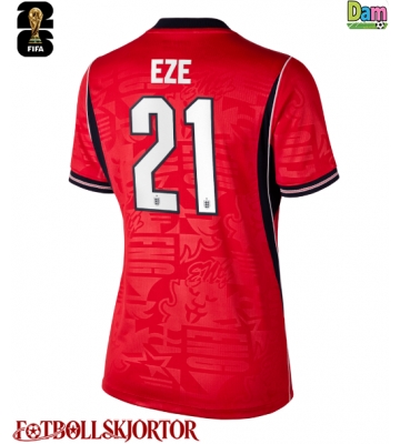 England Eberechi Eze #21 Bortatröja Dam VM 2026 Kortärmad